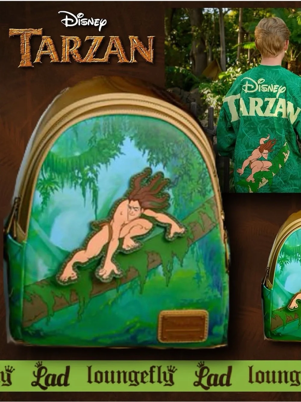Loungefly Tarzan 25th Anniversary Mini Backpack